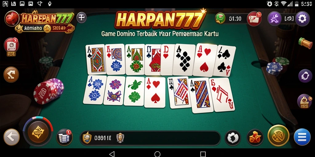 Screenshot gameplay HARAPAN777 menampilkan keseruan permainan Domino.