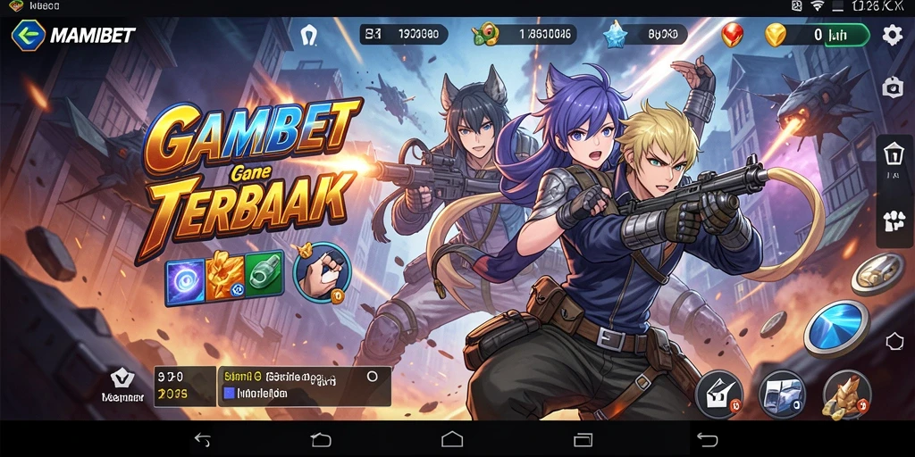 Tampilan utama gameplay MAMIBET yang penuh aksi dan karakter anime.