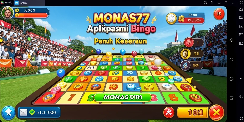 Tampilan gameplay Bingo yang menarik dan menggembirakan.