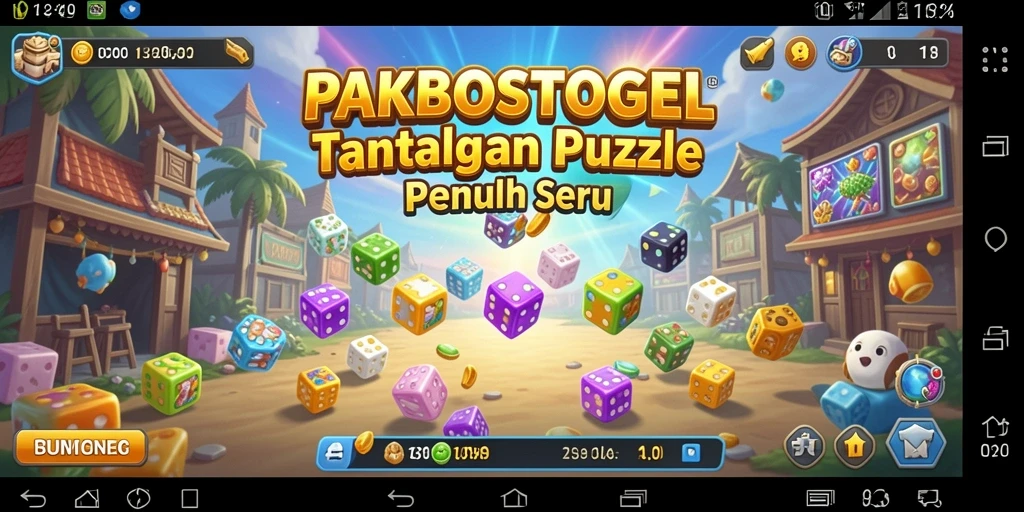 Tampilan gameplay PAKBOSTOGEL yang menarik dan interaktif.