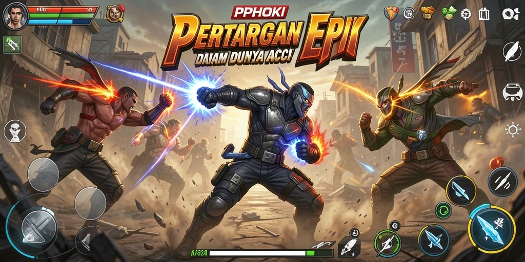 Tampilan gameplay PPHOKI yang mendebarkan dan intens.